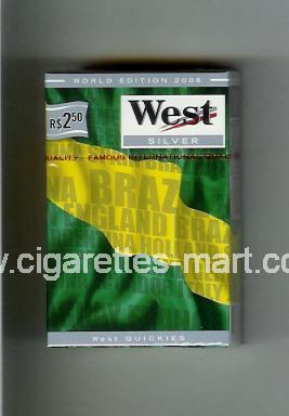 West (collection design 14C) (World Edition 2006 / Silver) ( hard box cigarettes )