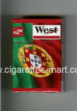 West (collection design 14E) (World Edition 2006 / Red) ( hard box cigarettes )