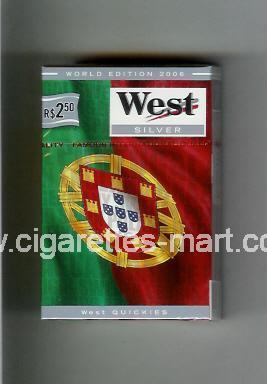 West (collection design 14E) (World Edition 2006 / Silver) ( hard box cigarettes )