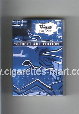 West (collection design 19A) Street Art Edition (Full Flavor) ( hard box cigarettes )
