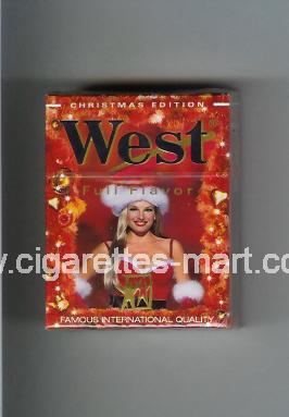 West (collection design 4B-2) (Christman Edition / Full Flavor) ( hard box cigarettes )