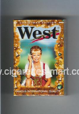 West (collection design 4F) (Christman Edition / Full Flavor) ( hard box cigarettes )