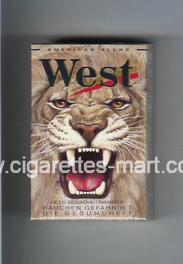 West (collection design 5E) (American Blend) ( hard box cigarettes )
