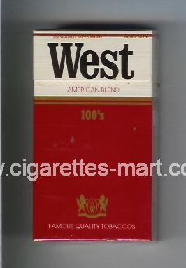 West (design 1) (American Blend) ( hard box cigarettes )