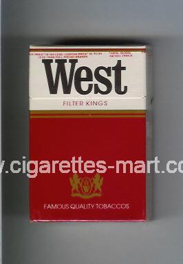 West (design 1) (Filter) ( hard box cigarettes )