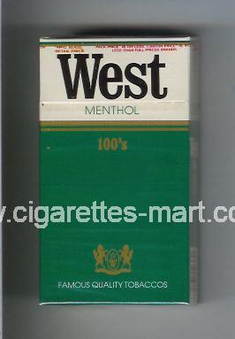 West (design 1) (Menthol) ( hard box cigarettes )