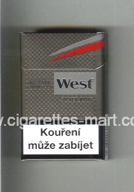 West (design 10) (Active Carbon Filter / Silver Plus) ( hard box cigarettes )