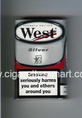 West (design 5) (Silver / Formula Edition) ( hard box cigarettes )