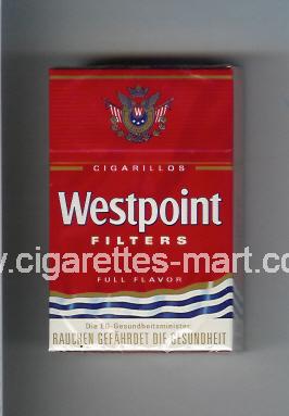 Westpoint (german version) (design 2) (Filters / Full Flavor / Cigarillos) ( hard box cigarettes )