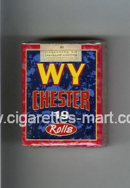 WY Chester (design 2) (Rolls) ( soft box cigarettes )